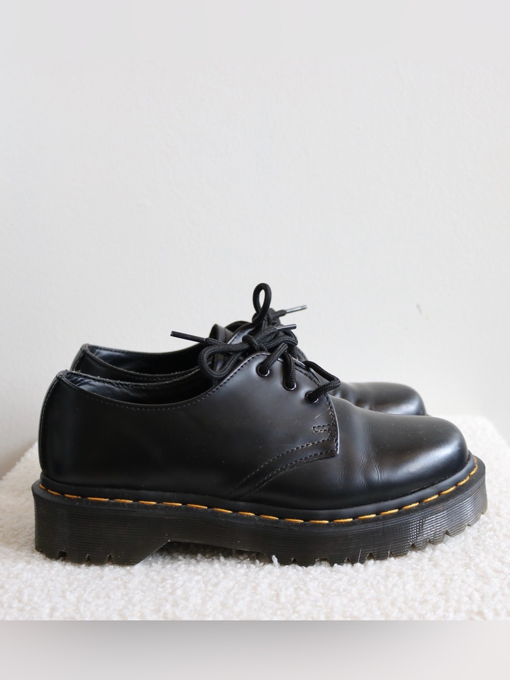 Dr Martens 1461 Bex Smooth Leather Oxford Shoes Black Size 7
